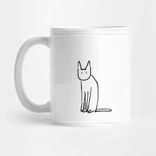 The Sitting Cat Mug